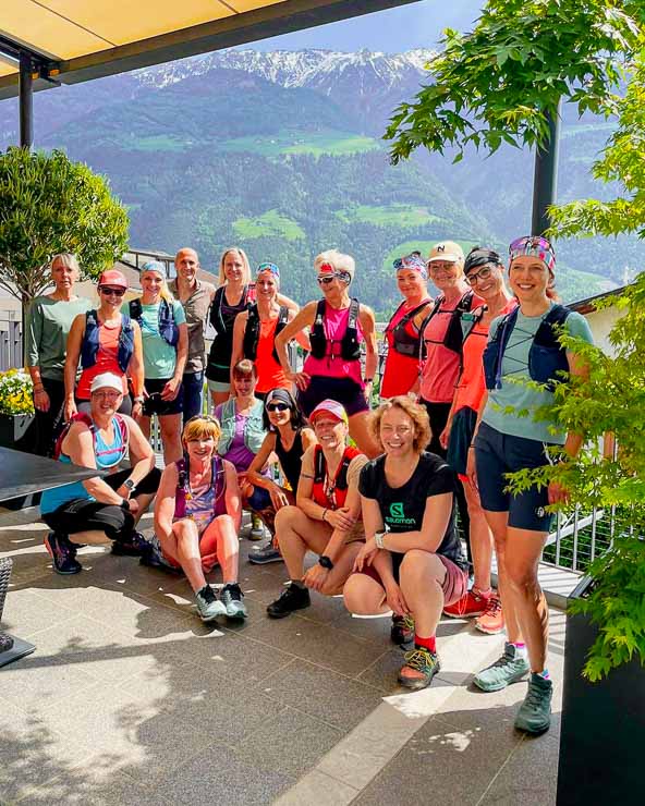 Trailrunning für Frauen - Teilnehmerinnen der ersten Hike & Trail Days Naturns