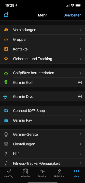 In der Garmin Connect App Bankkarte der Garmin Wallet hinzufügen