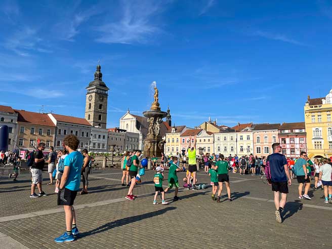 Halbmarathon in Budweis Tschechien